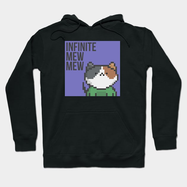 Pixel Cat 067 Hoodie by Infinite Mew Mew